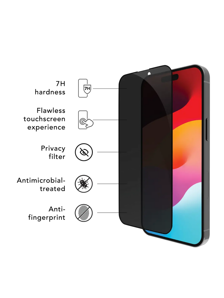 eco-shield - iPhone 15 Plus - Privacy Screen Protection