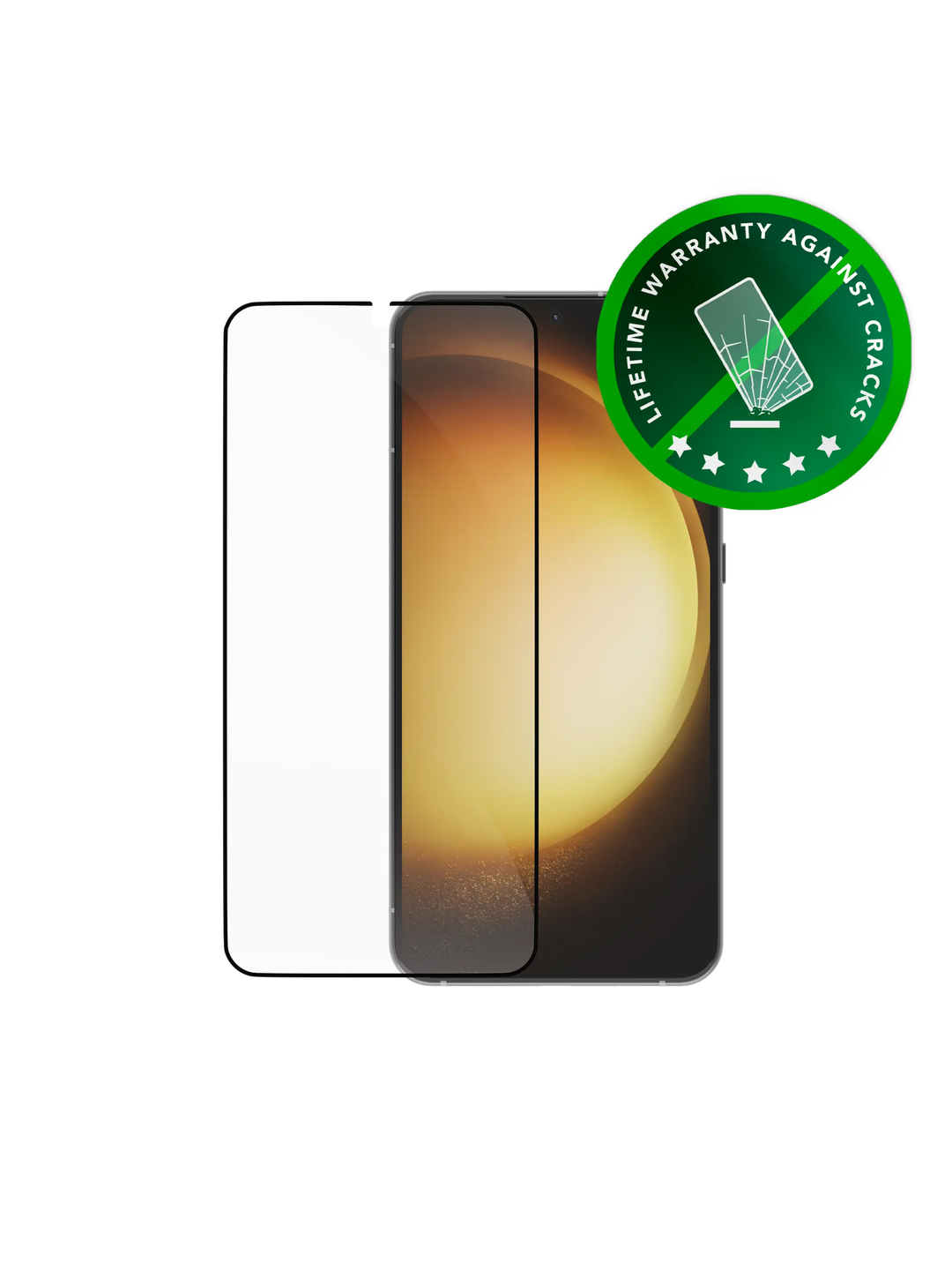 eco-shield - Galaxy S23+ - Black edge Screen Protectors