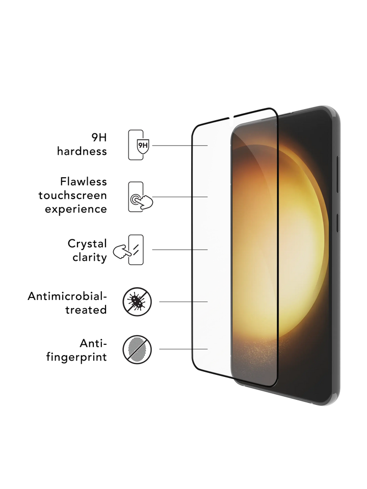 eco-shield - Galaxy S23+ - Black edge Screen Protectors
