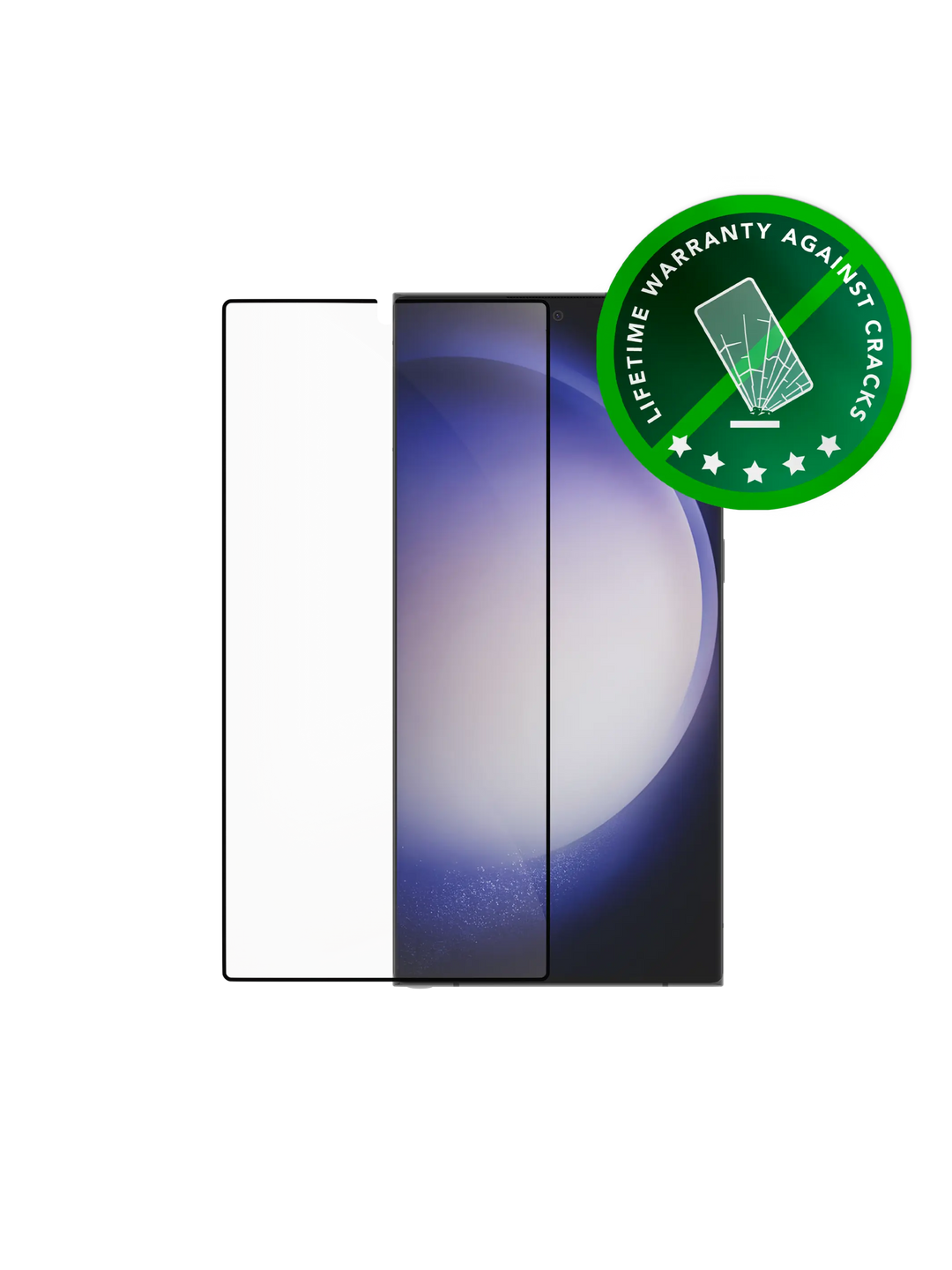 eco-shield - Galaxy S23 Ultra - Black edge Screen Protectors