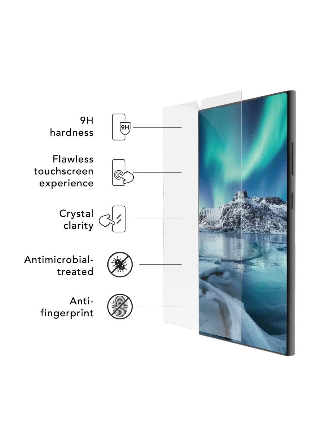 eco-shield - Galaxy S24 Ultra - Clear Screen Protection