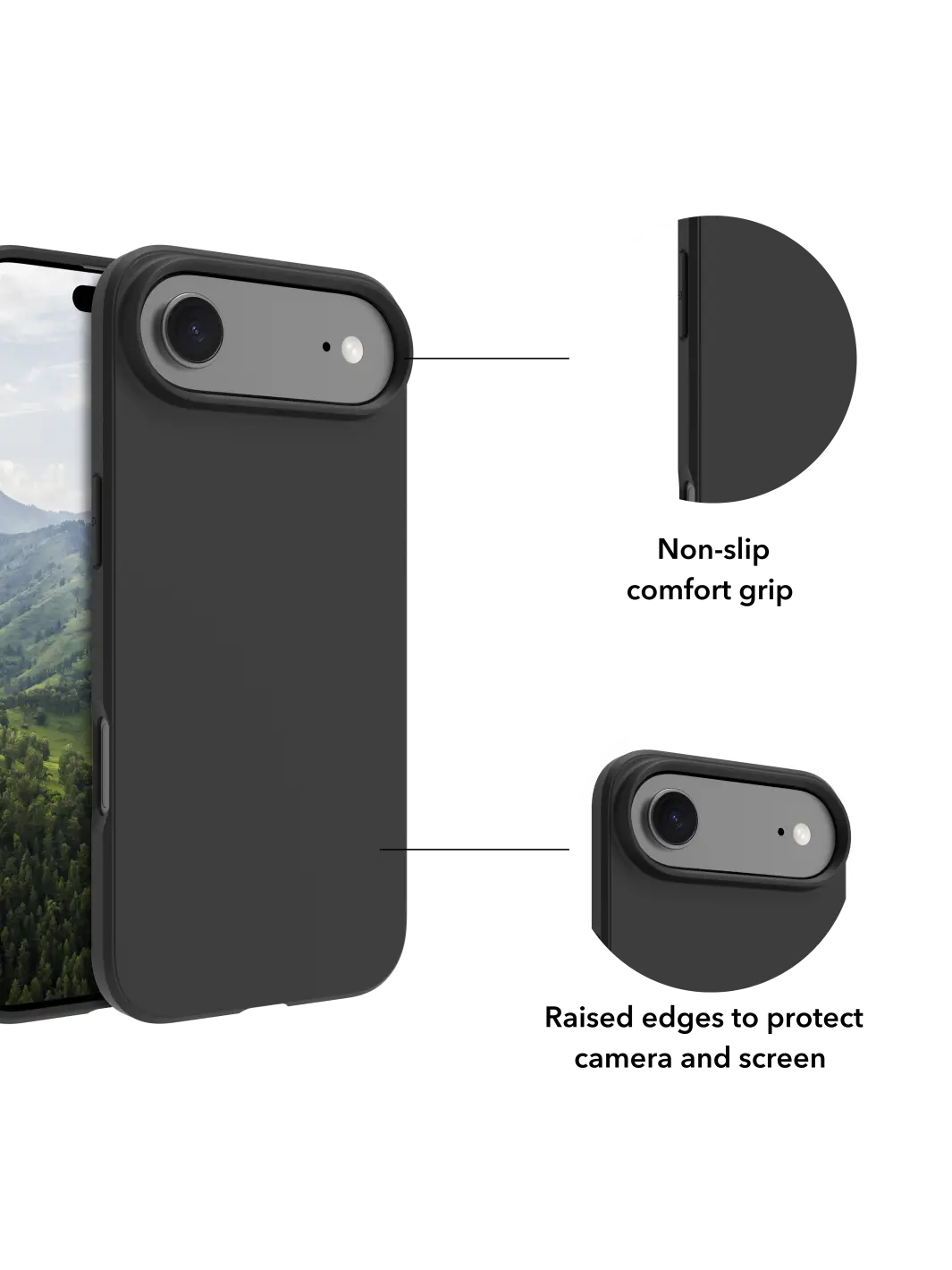 Greenland - iPhone Air - Night Black Phone Case