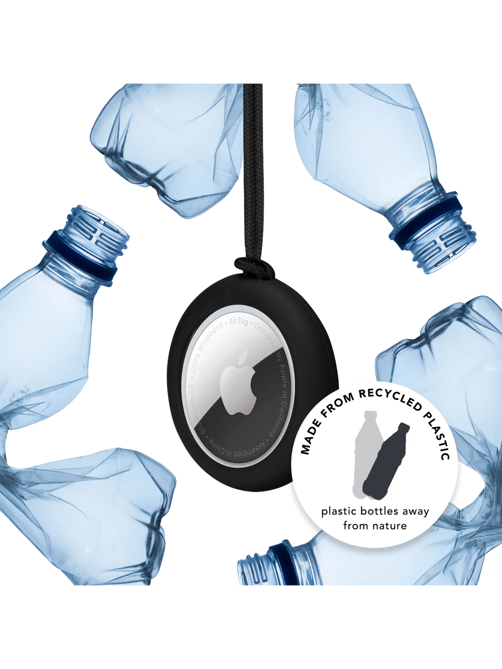 Greenland - AirTag Strap - Night Black AirTag accessories