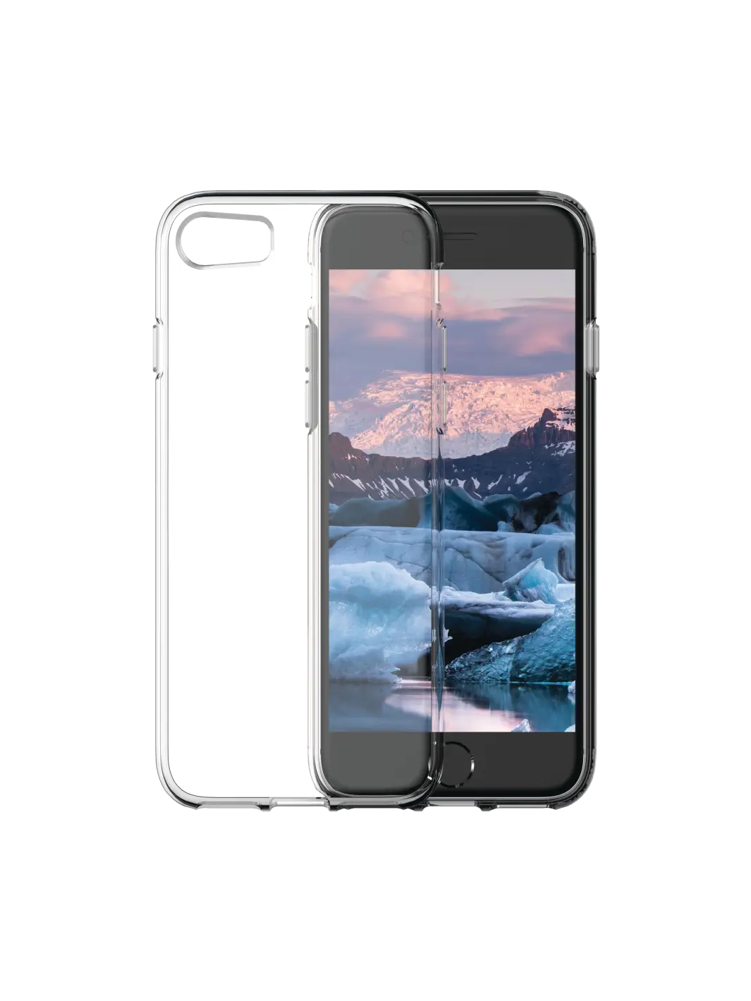 Greenland - iPhone SE/8/7 - Clear Soft case Phone Case