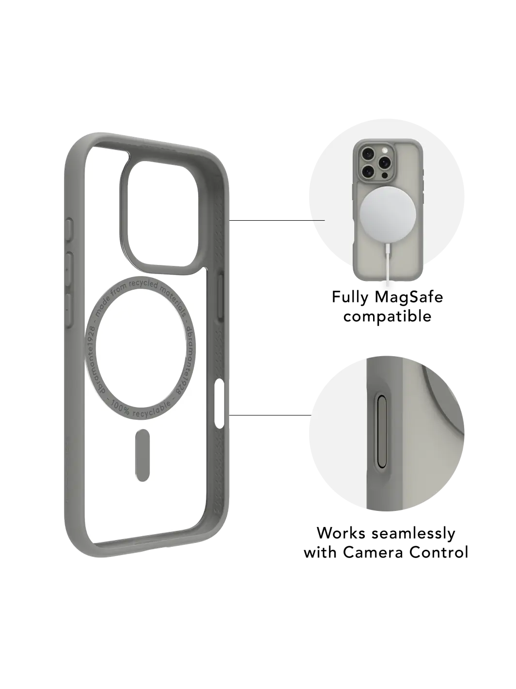 Grenen MagSafe - iPhone 16 Pro Max - Titanium Phone Case