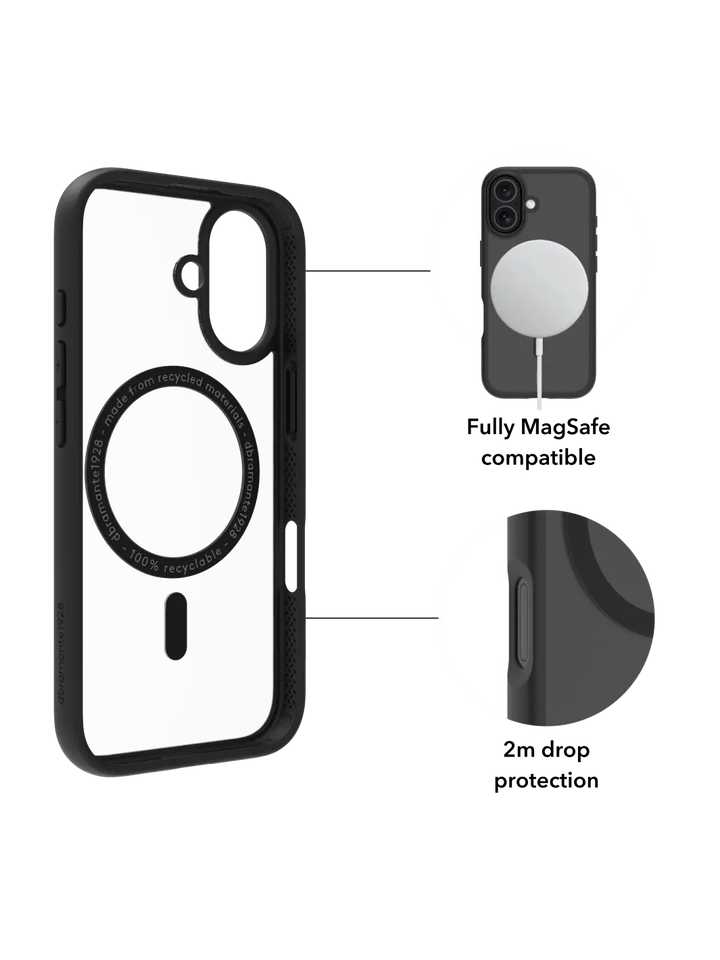 Grenen MagSafe - iPhone 17 - Black Phone Case