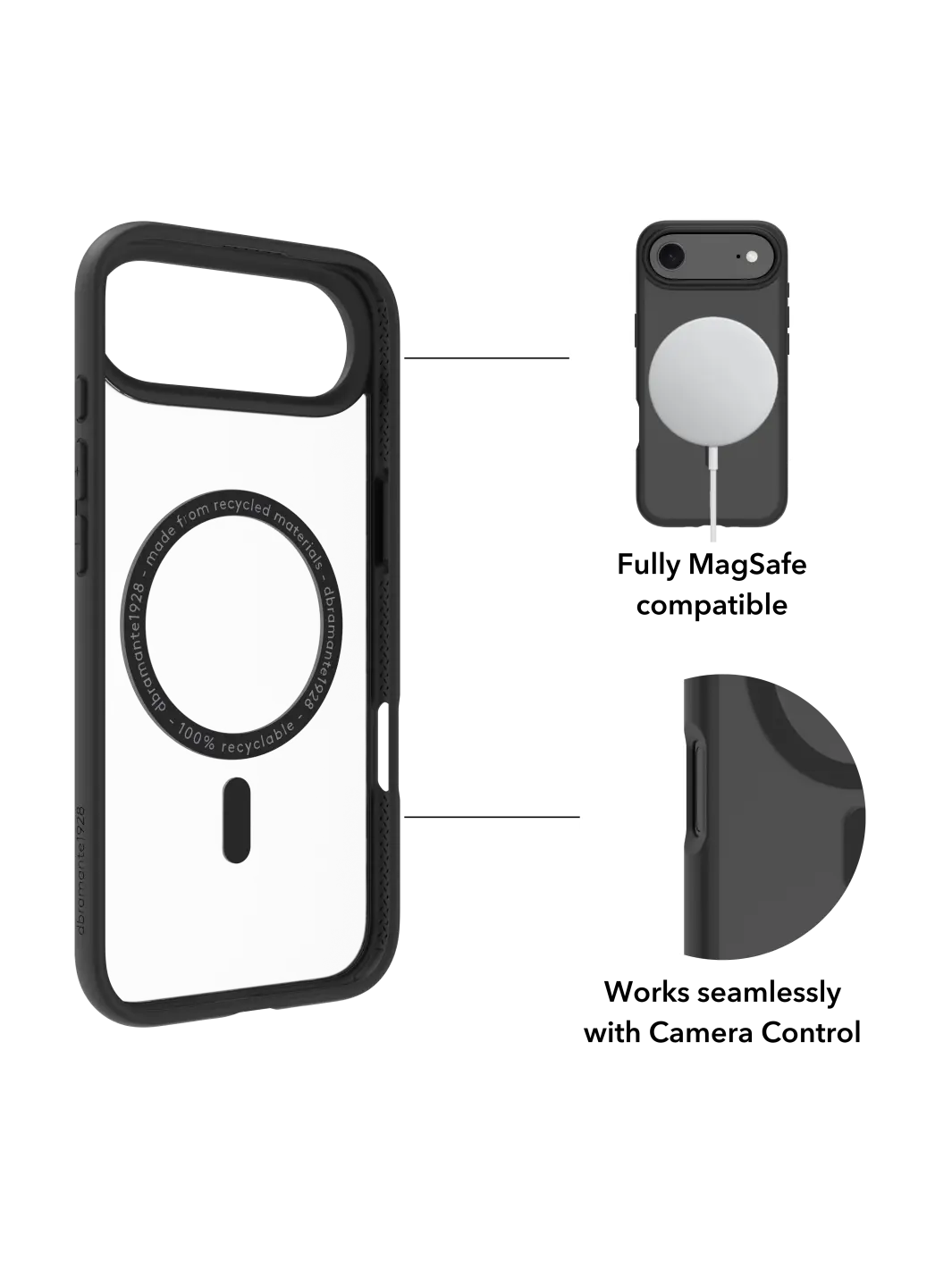 Grenen MagSafe - iPhone Air - Black Phone Case