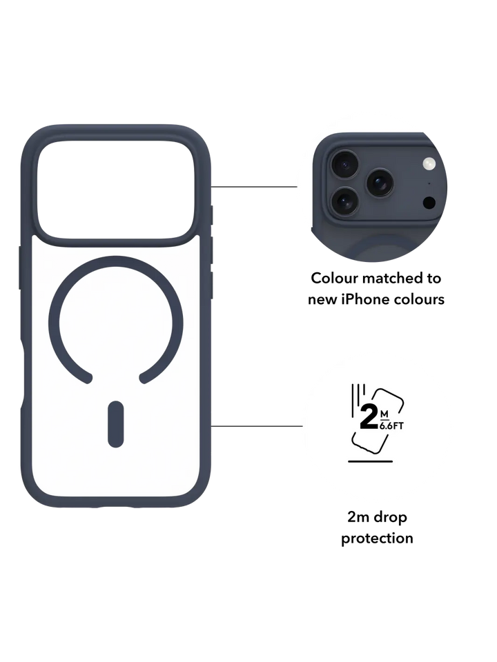 Grenen MagSafe - iPhone 17 Pro Max - Blue Phone Case