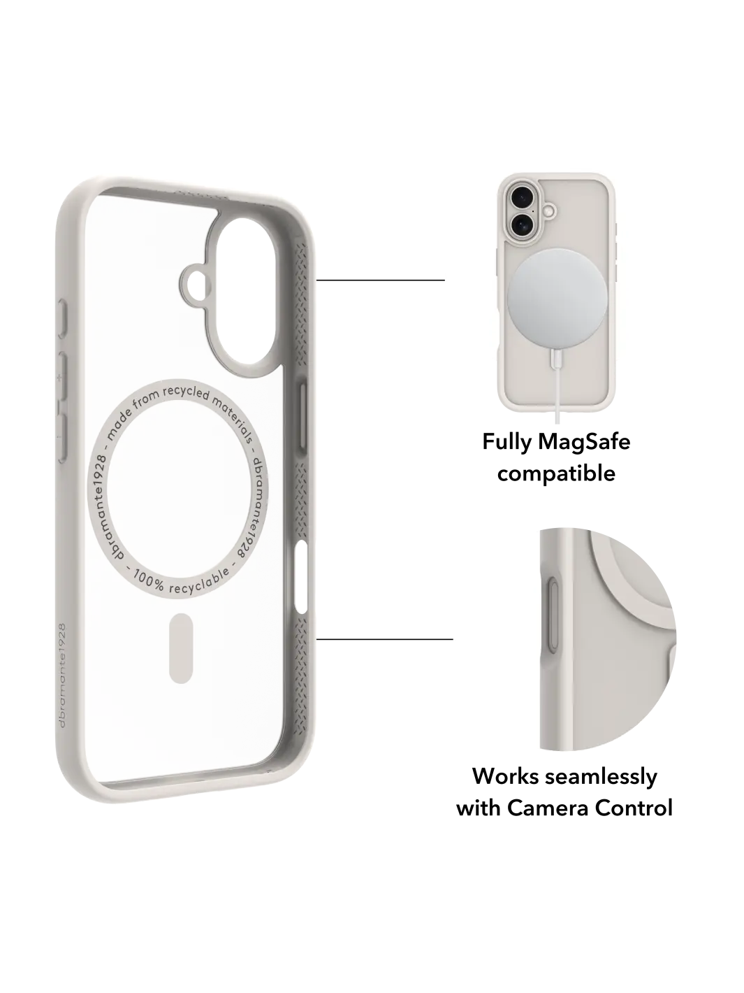 Grenen MagSafe - iPhone 17 - White Phone Case