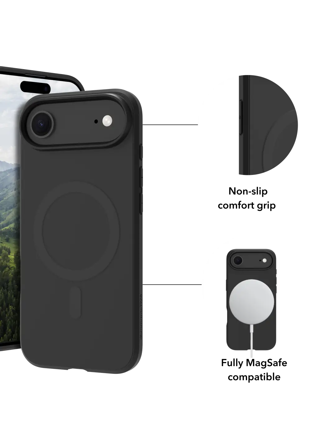 Greenland Pro MagSafe - iPhone Air - Night Black Phone Case