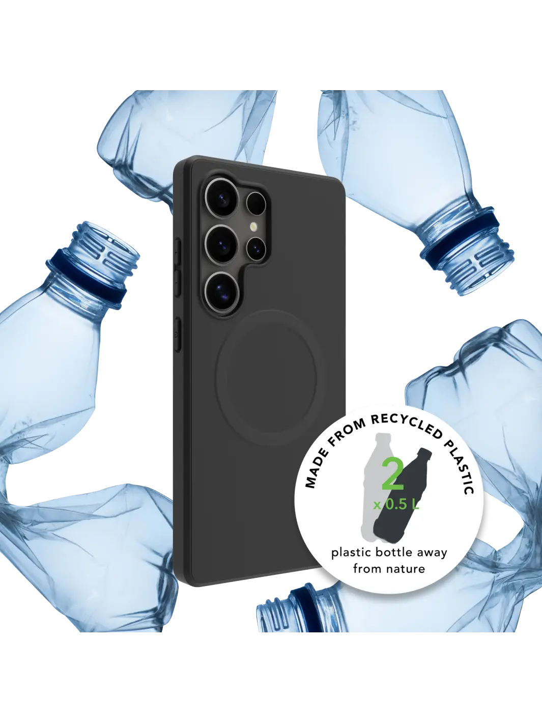 Greenland Pro Qi2 - Galaxy S25 Ultra - Night Black Phone Case
