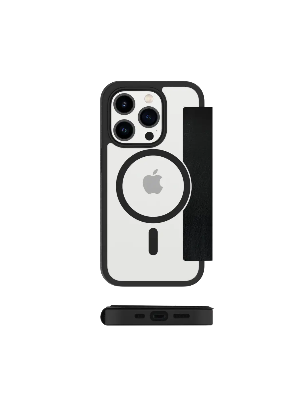 Helsinki MagSafe - iPhone 15 Pro - Black/Clear Phone Case