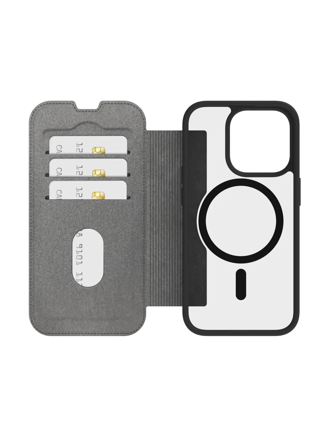 Helsinki MagSafe - iPhone 15 Pro - Black/Clear Phone Case