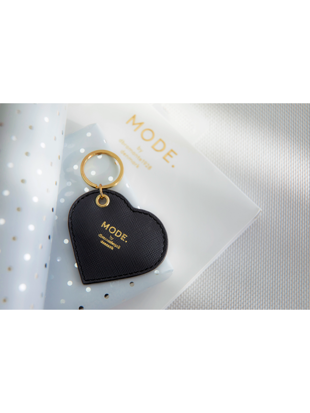 MODE. Heart Key ring - Night Black Key rings