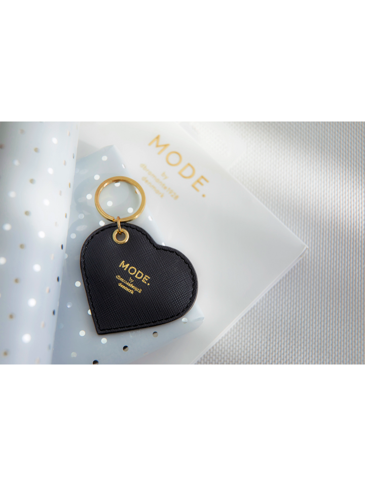MODE. Heart Key ring - Night Black Key rings
