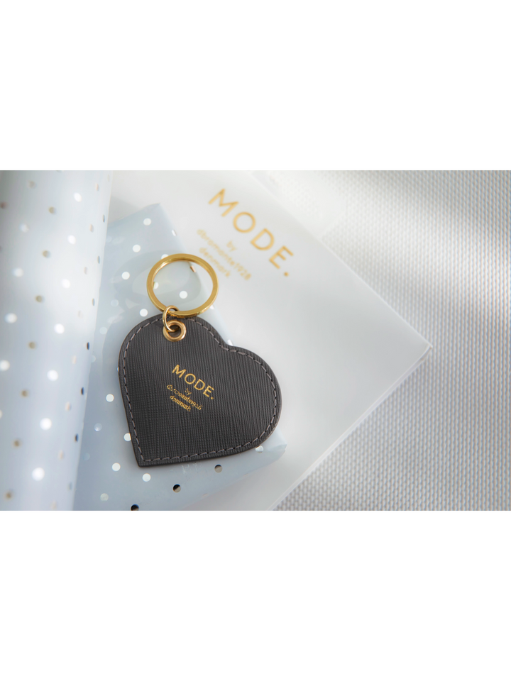 MODE. Heart Key ring - Shadow Grey Key rings