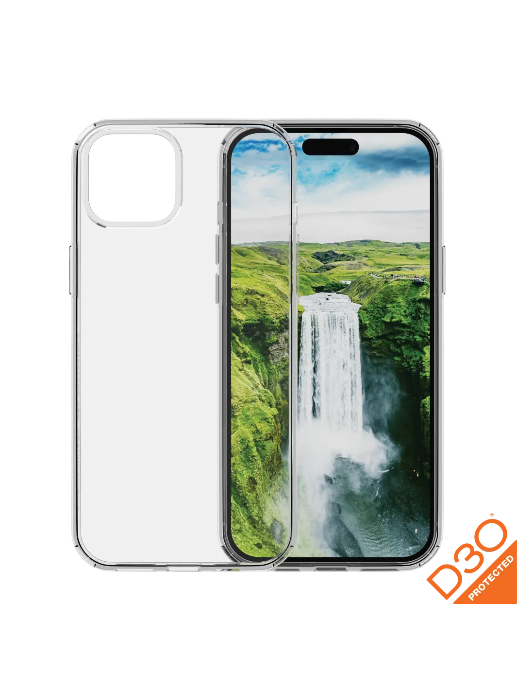 Iceland Ultra D3O Clear iPhone 15 Plus Phone Cases