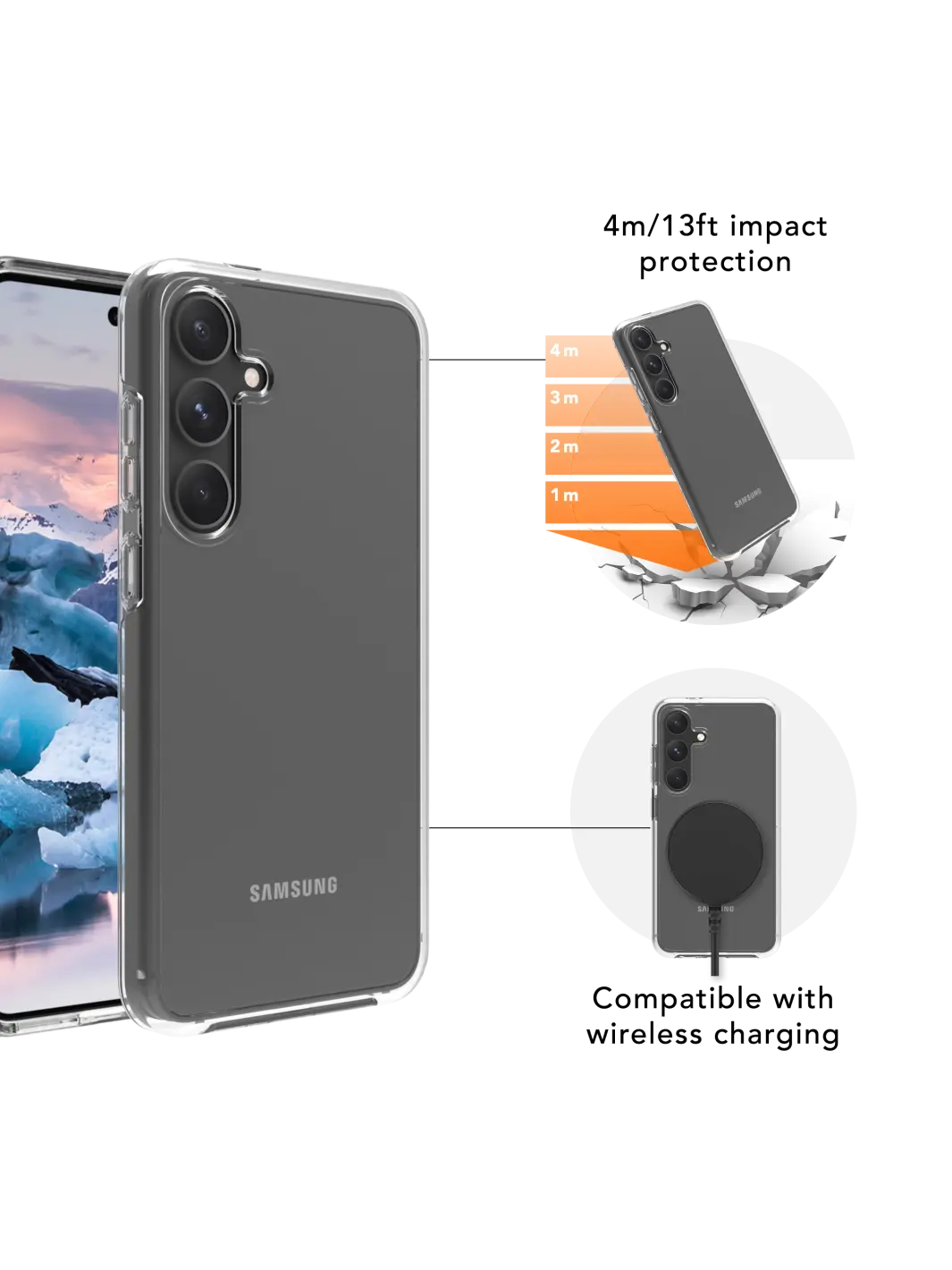 Iceland Ultra D3O - Galaxy S24+ - Clear Phone Case
