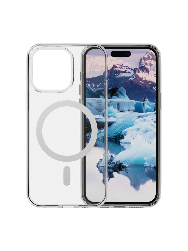 Iceland Pro MagSafe Clear iPhone 15 Pro Max Phone Cases