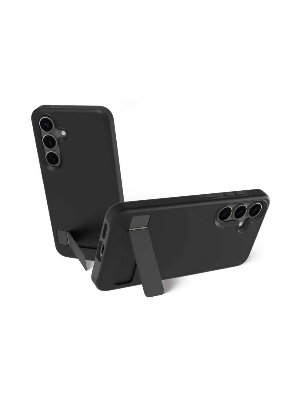 Iceland Pro Qi2 Kickstand - Galaxy S25 - Black Phone Case
