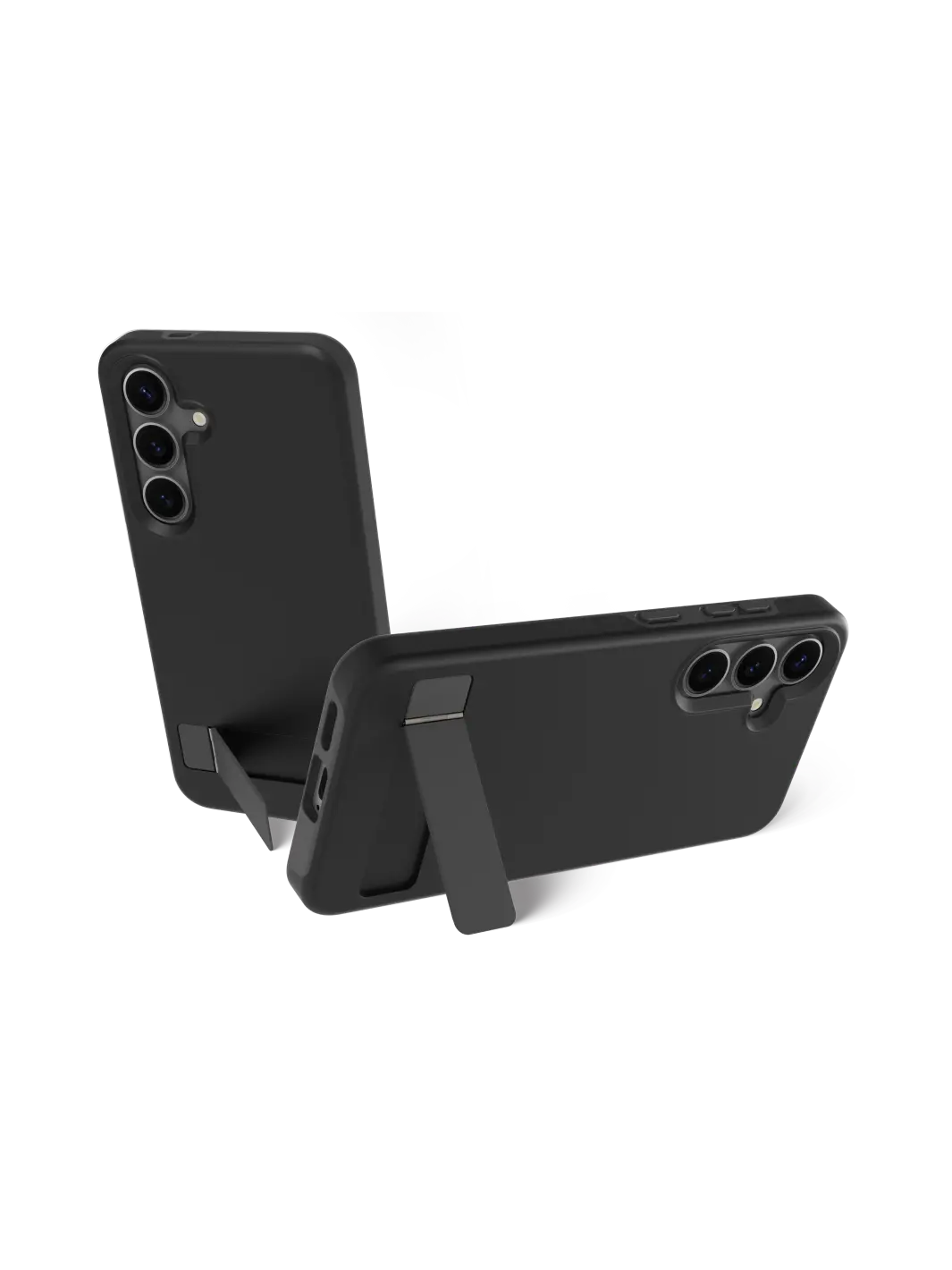 Iceland Pro Qi2 Kickstand - Galaxy S25 - Black Phone Case