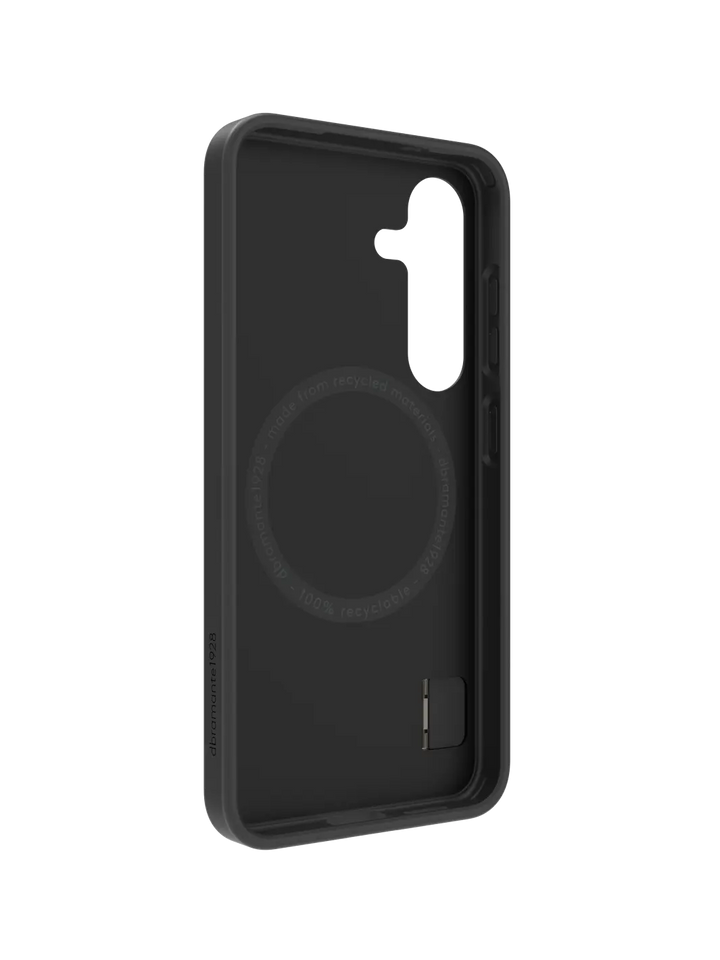 Iceland Pro Qi2 Kickstand - Galaxy S25 - Black Phone Case