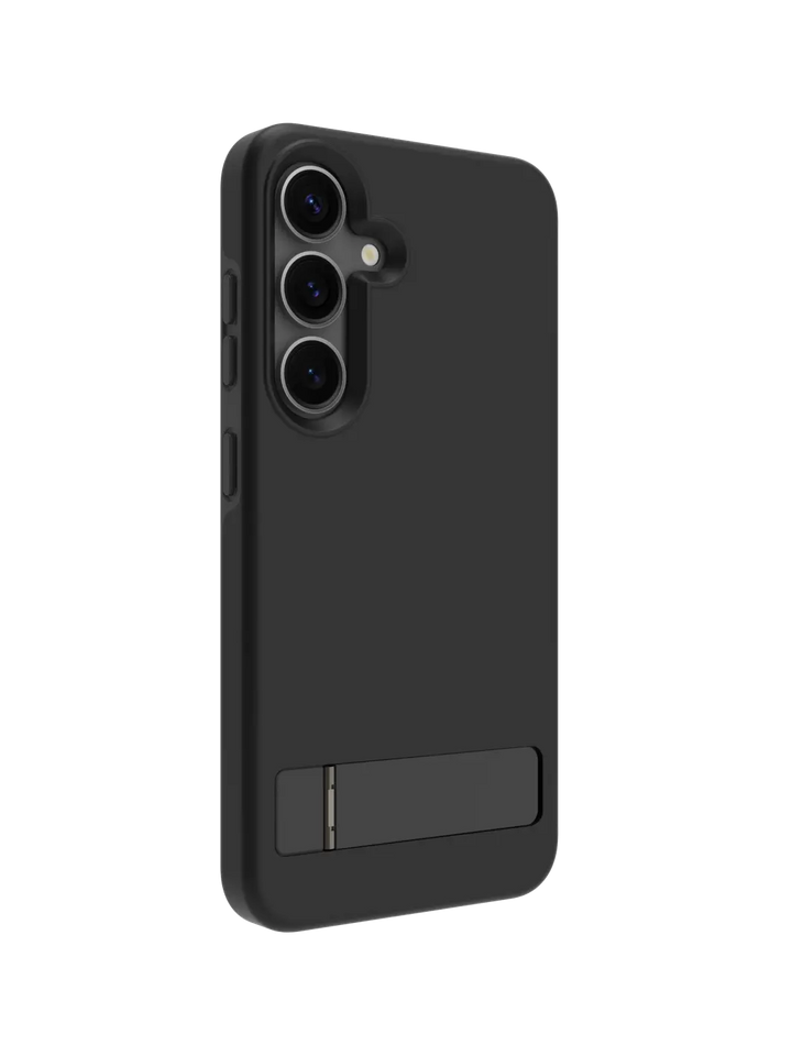 Iceland Pro Qi2 Kickstand - Galaxy S25 - Black Phone Case
