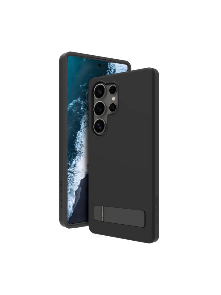 Iceland Pro Qi2 Kickstand - Galaxy S25 Ultra - Black Phone Case
