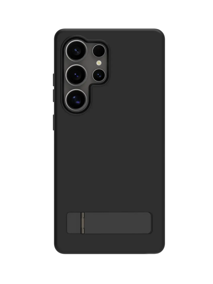 Iceland Pro Qi2 Kickstand - Galaxy S25 Ultra - Black Phone Case