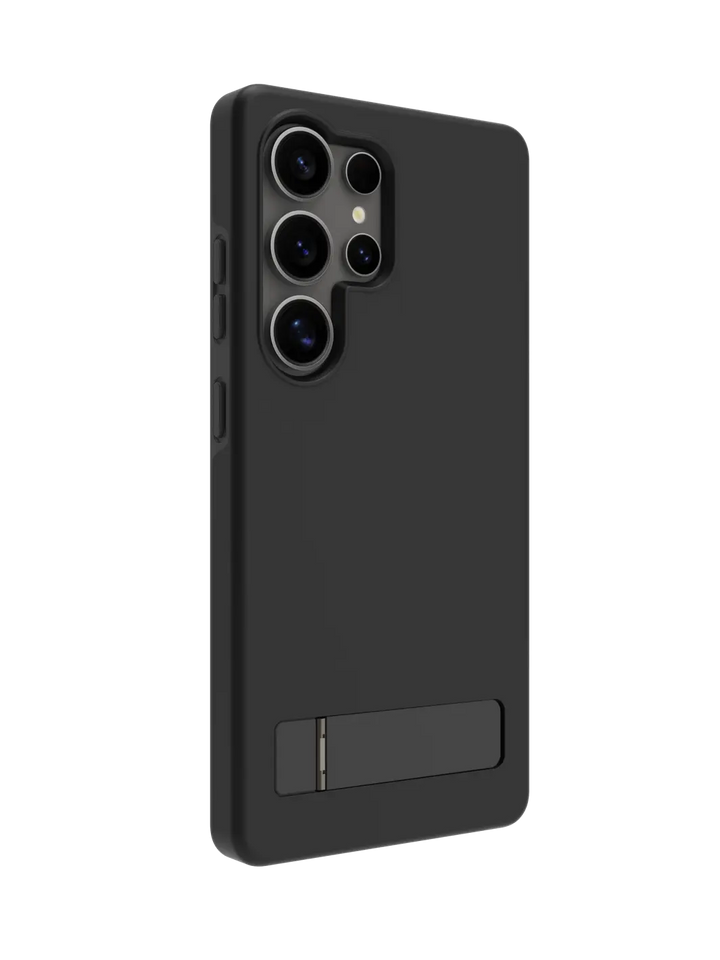 Iceland Pro Qi2 Kickstand - Galaxy S25 Ultra - Black Phone Case