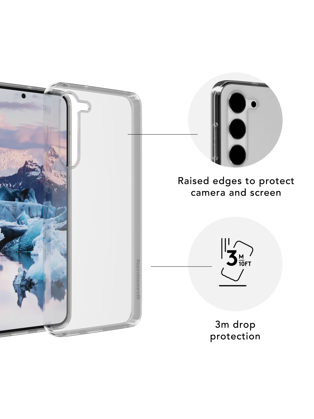 Iceland Pro Clear Galaxy S23 Phone Cases