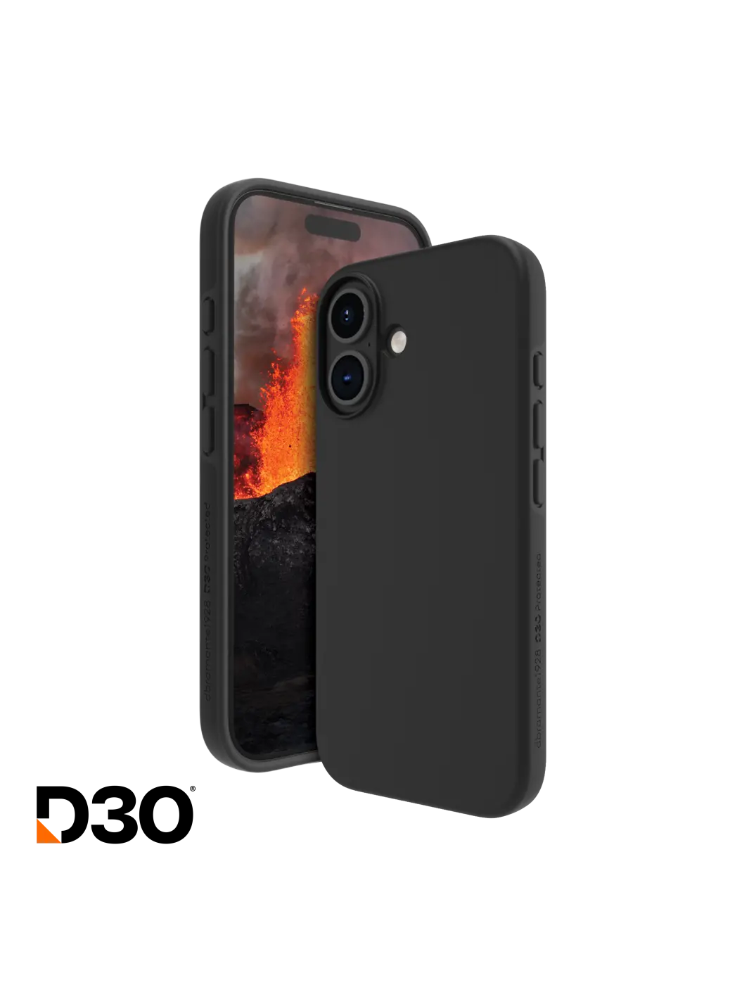 Iceland Ultra D3O MagSafe - iPhone 16 - Black Phone Case