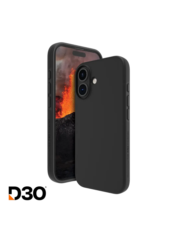 Iceland Ultra D3O MagSafe - iPhone 16 - Black Phone Case