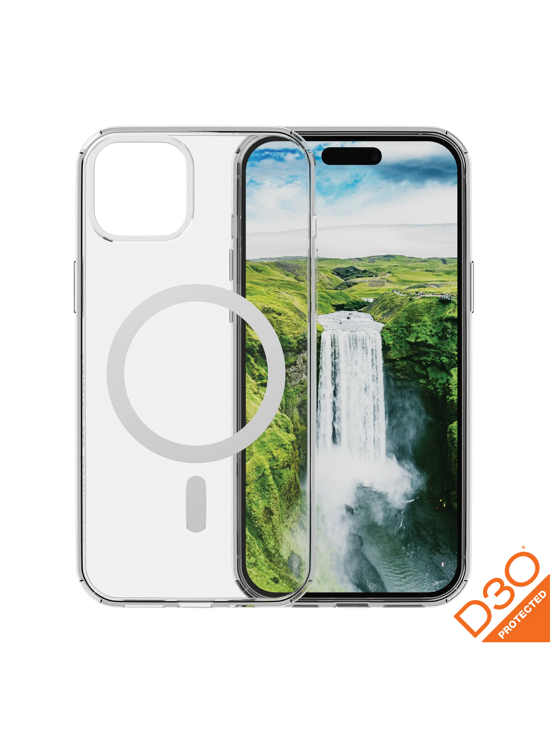 Iceland Ultra D3O MagSafe Clear iPhone 15 Phone Cases