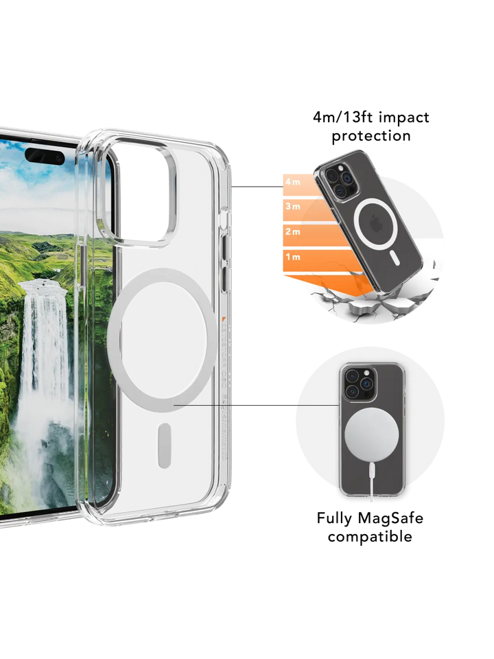 Iceland Ultra D3O MagSafe - iPhone 15 Pro - Clear Phone Case