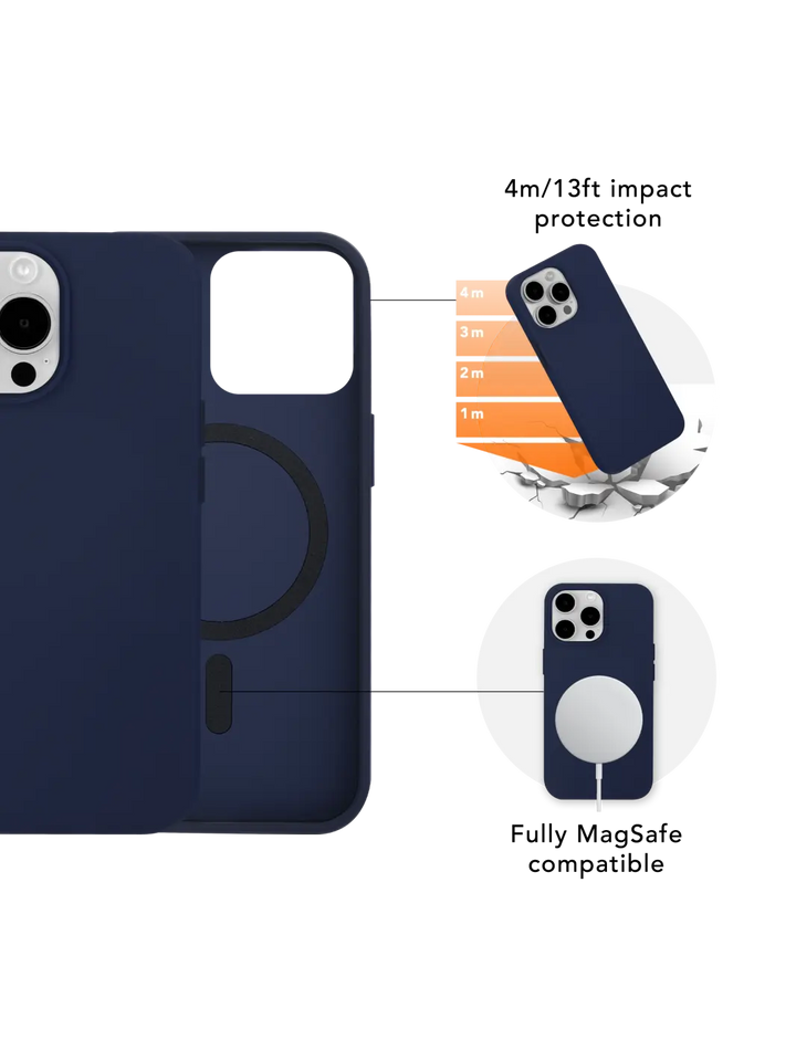 Iceland Ultra D3O MagSafe - iPhone 15 Pro - Blue Phone Case