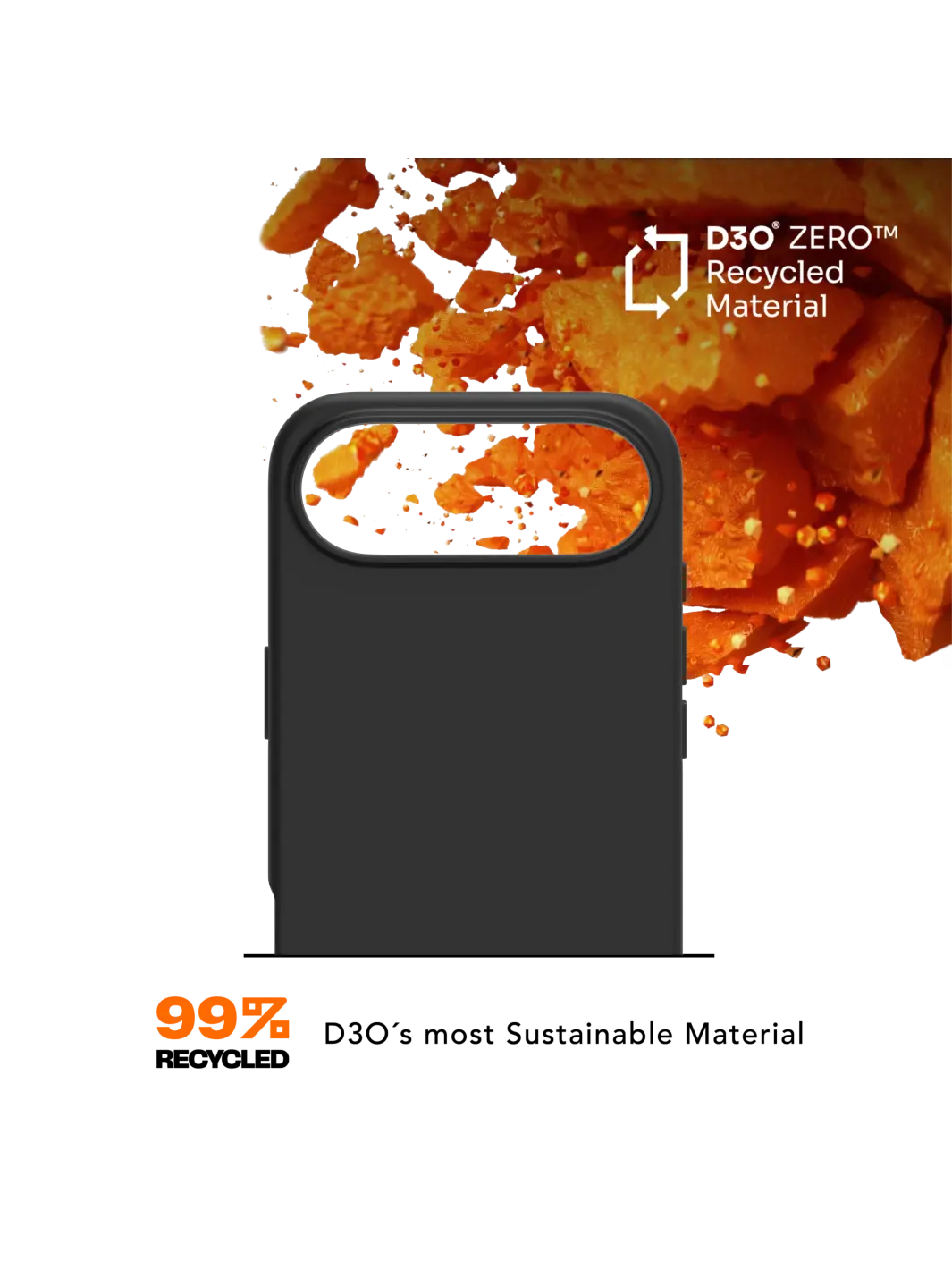 Iceland Ultra D3O MagSafe - iPhone Air - Black Phone Case