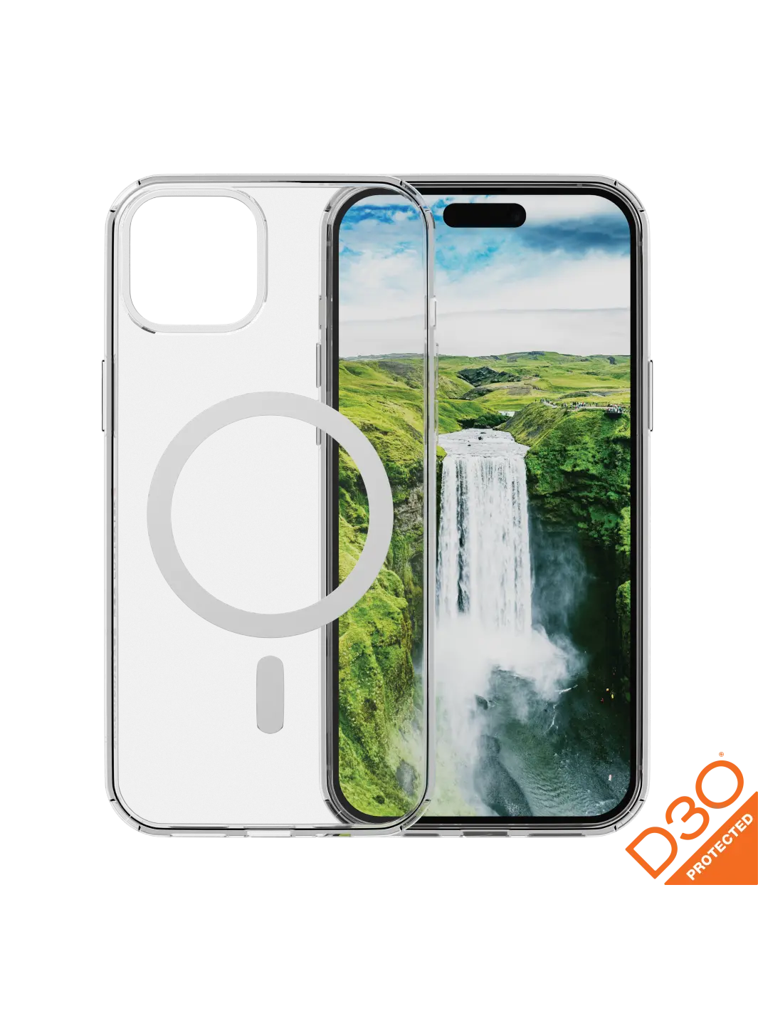 Iceland Ultra D3O MagSafe Clear iPhone 15 Plus Phone Cases