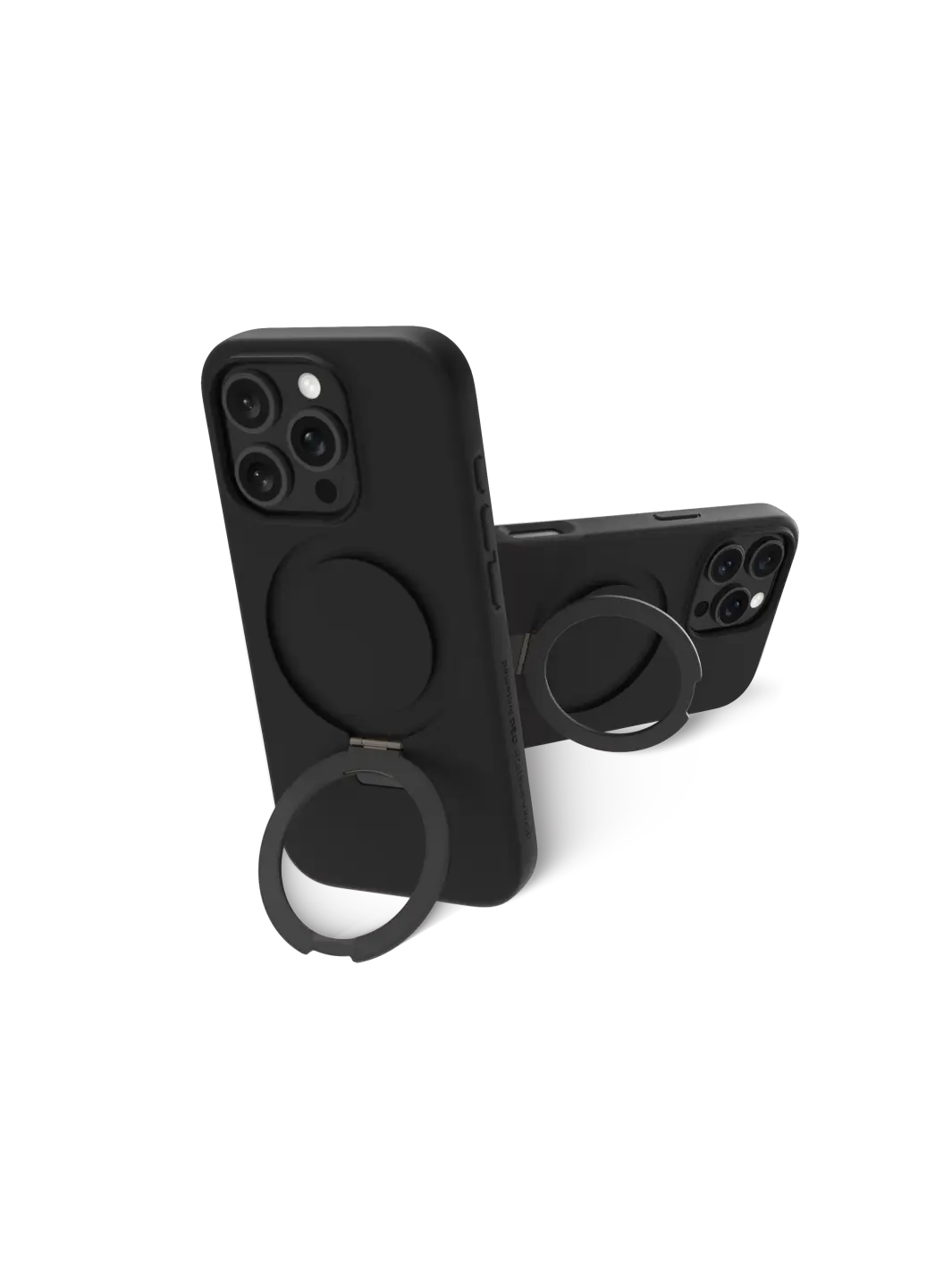 Iceland Ultra D3O MagSafe Kickstand - iPhone 16 Pro - Black Phone Case