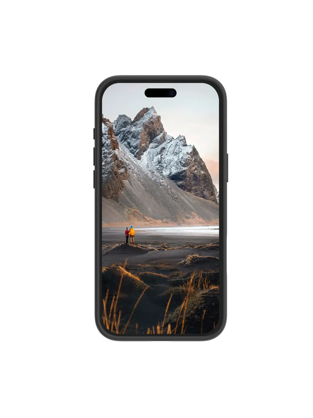 Iceland Ultra D3O MagSafe Kickstand - iPhone 16 - Black Phone Case