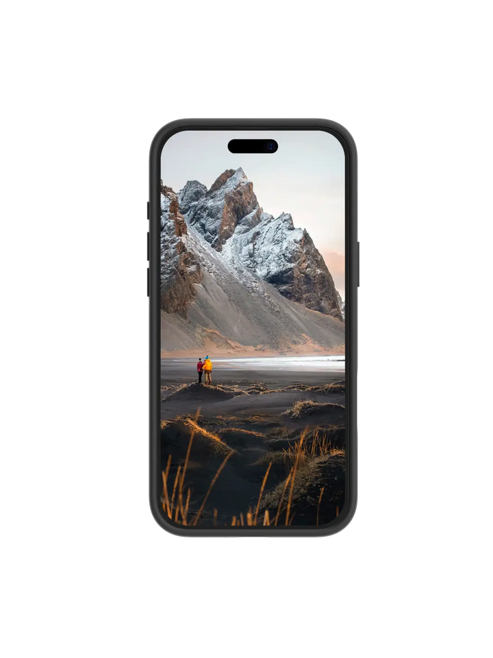 Iceland Ultra D3O MagSafe Kickstand - iPhone 16 - Black Phone Case