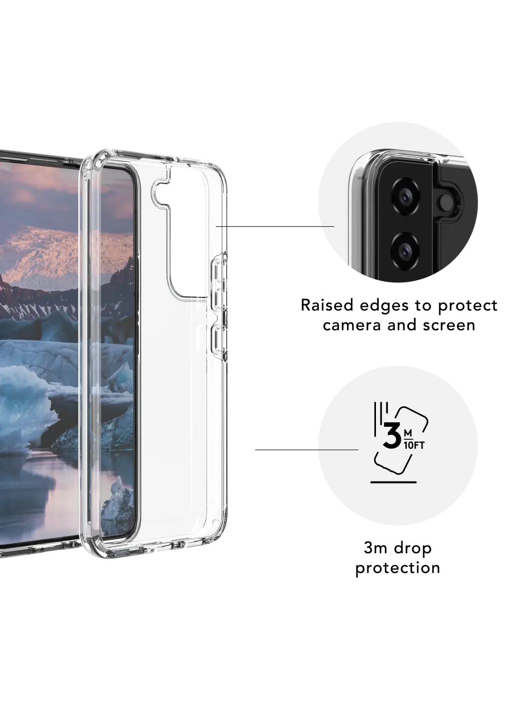 Iceland Pro - Galaxy A54 - Clear Phone Case