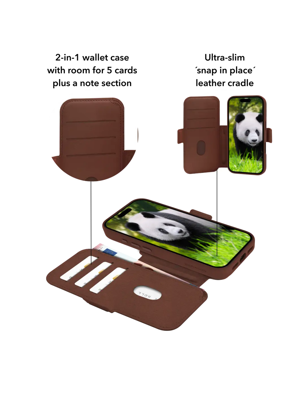 Lynge MagSafe - iPhone 17 Pro - Dark Tan Phone Case