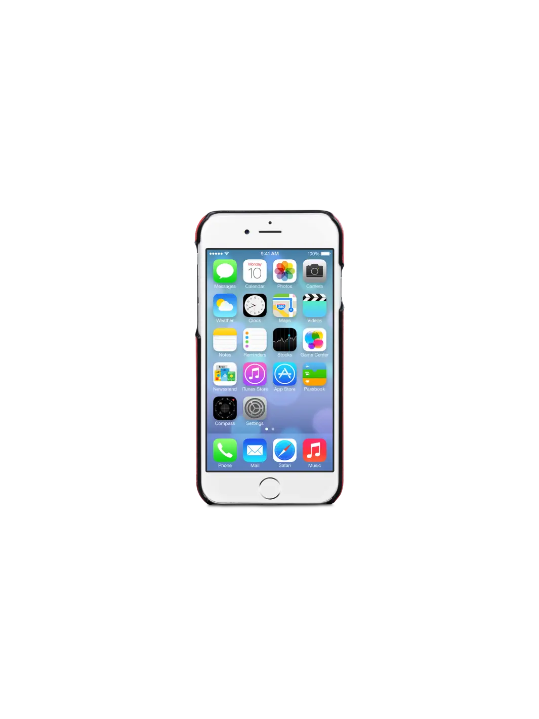 London - iPhone SE/8/7/6 Series - Red lava Phone Case