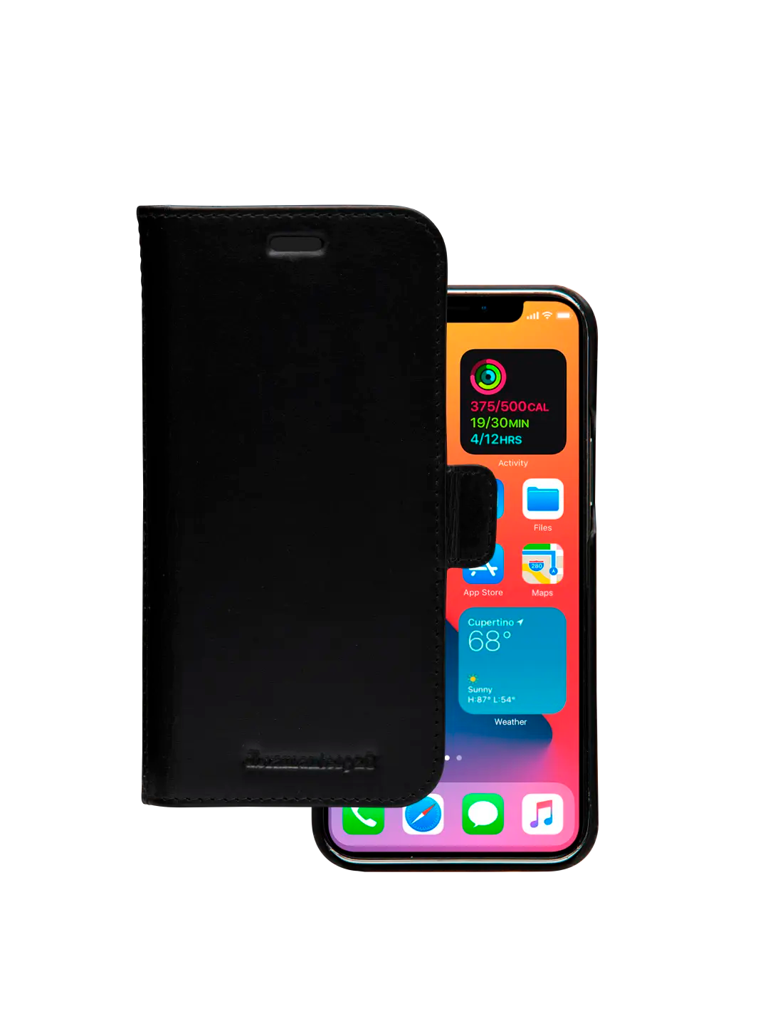 Lynge - iPhone 12/12 Pro - Black Phone Case