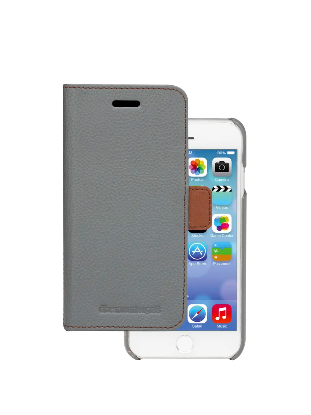 Lynge - iPhone SE/8/7/6 Series - Pebbled Grey Phone Case