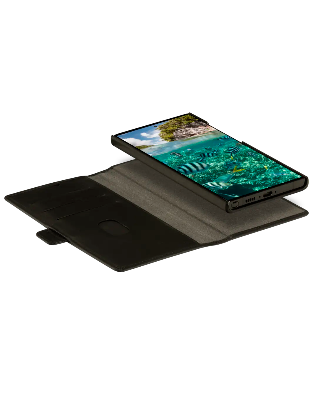 Lynge - Galaxy S23 Ultra - Black Phone Case