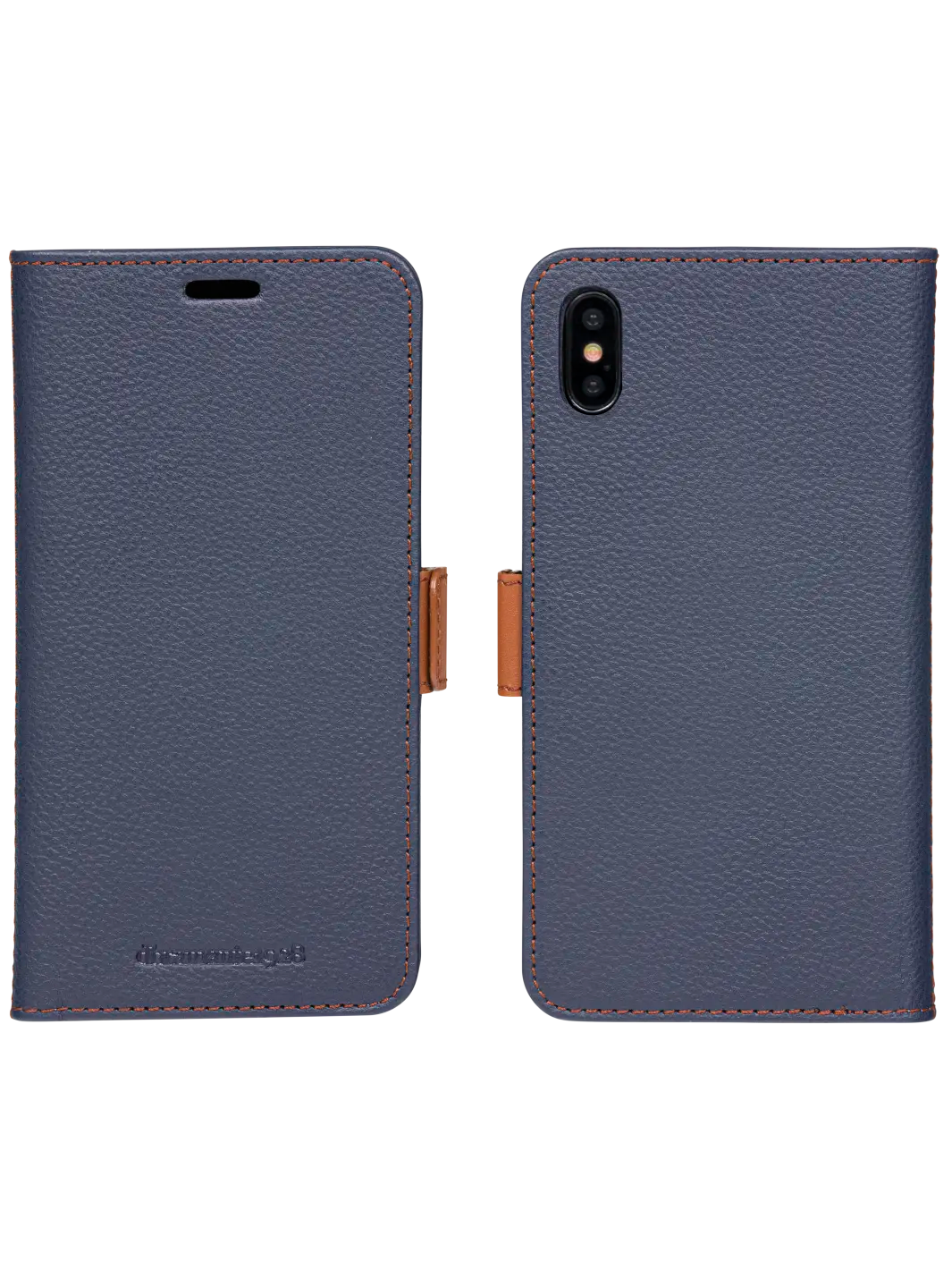 Lynge - iPhone Xs Max - Pebbled Blue Phone Case