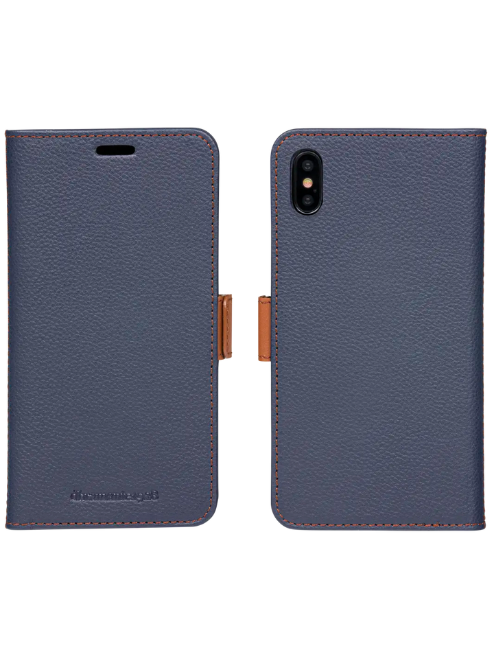 Lynge - iPhone Xs Max - Pebbled Blue Phone Case