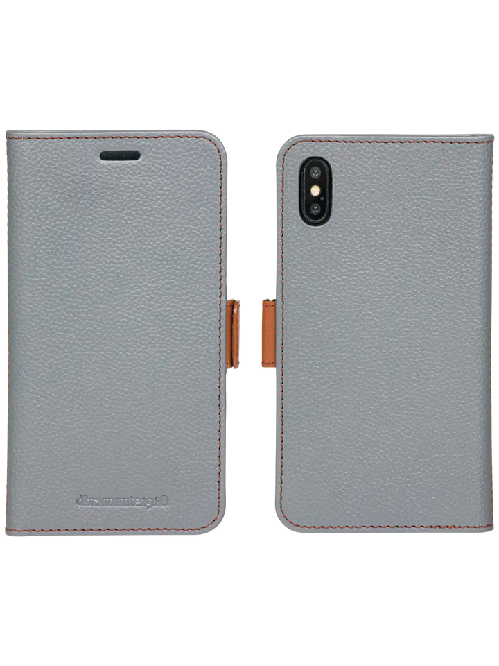 Lynge - iPhone Xs Max - Pebbled Grey Phone Case